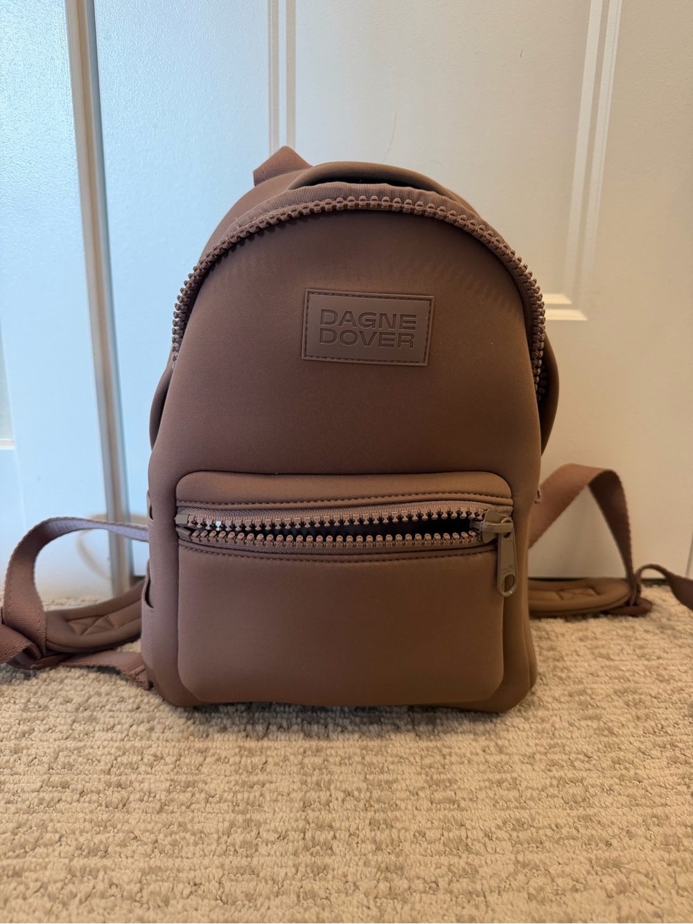 Dagne Dover Mini Backpack in Chestnut Brown